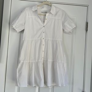 Abercrombie & Fitch White poplin dress size S